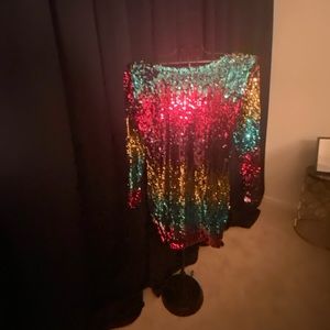 Sequin mini dress size L/XL